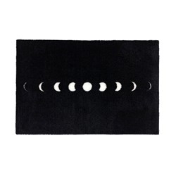 Capacho Fases da Lua Preto - 0,40 x 0,60