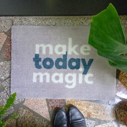 Capacho Nylon Make Today Magic - 0,40 x 0,60