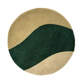 Produto Tapete Green Sand Redondo Abstrato - 1,15 diam
