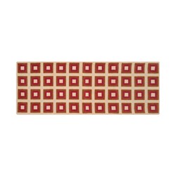 Tapete Quadrados Coloridos - 0,65 x 1,75