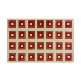 Tapete Quadrados Coloridos - 0,65 x 1,80