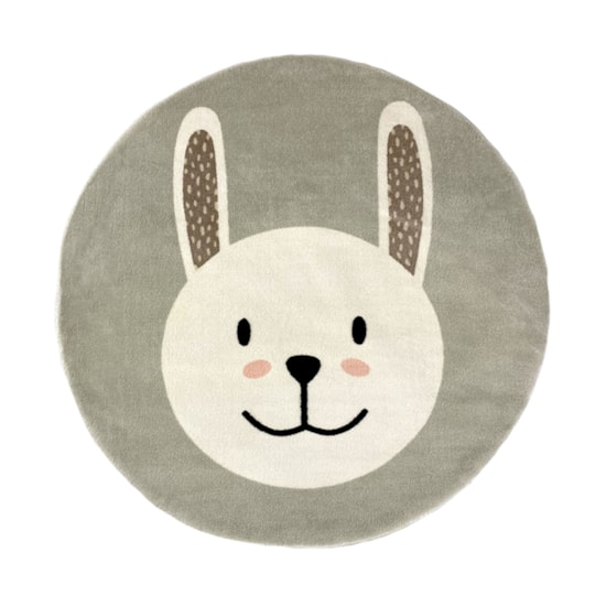 Tapete Quarto Infantil Coelho - 1,50 diam
