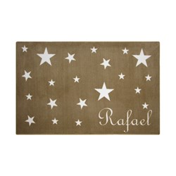 Tapete Quarto Infantil Estrelas Nome Rafael - 0,95 x 1,50