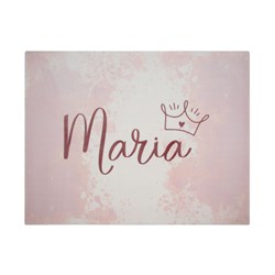 Tapete Quarto Infantil Princesa Nome Maria - 1,50 x 1,95