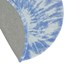 Tapete Quarto Infantil Redondo Tie Dye Azul - 0,95 diam