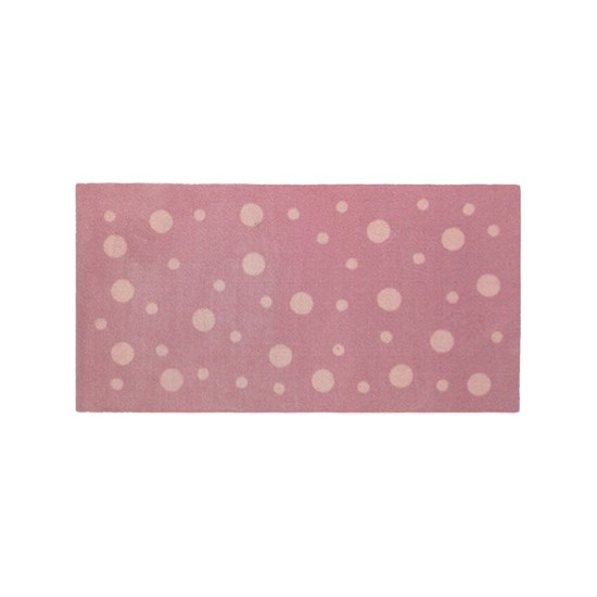 Tapete Quarto Passadeira Dots Rosa - 0,65 x 1,25