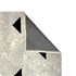 Tapete Sala e Escritório Estonado Triângulos - 1,70 x 2,40