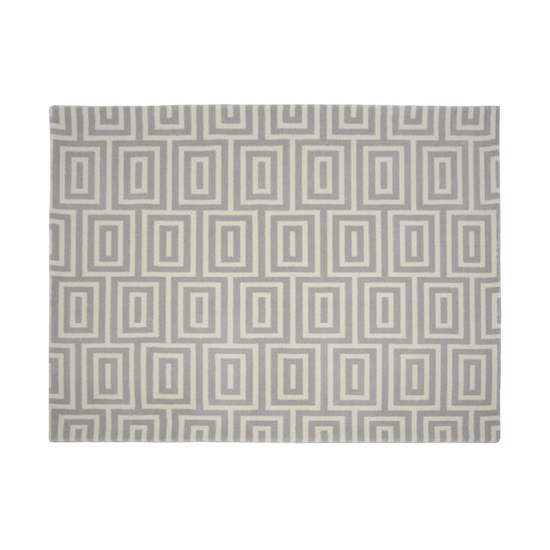 Tapete Sala Escritório Geometrico Mozaic Gray - 1,50 x 1,95