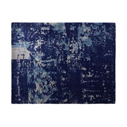 Tapete Sala Estonado Marble Blue - 1,50 x 1,90