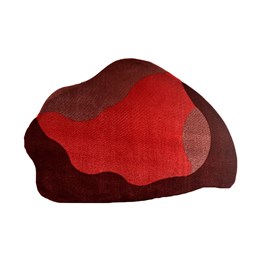 Tapete Sala Orgânico Vulcão Vermelho - 1,25 x 1,90